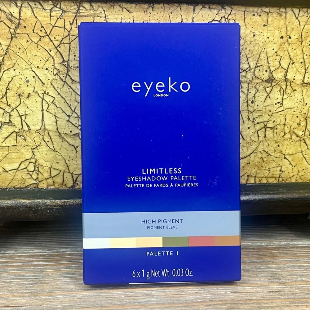 NEW Eyeko London Limitless Eyeshadow Palette 1 Highly pigmented 6-Shade Palette